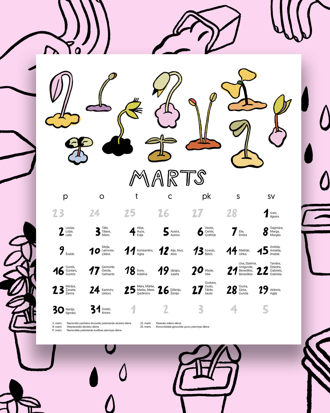 2026 Desk Calendar “Good for Nature”
