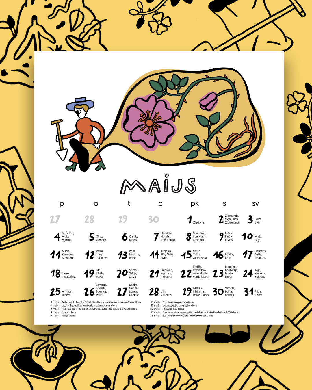 2026 Desk Calendar “Good for Nature”