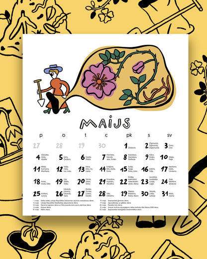 2026 Desk Calendar “Good for Nature”