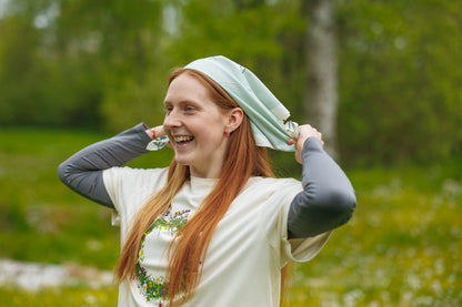 Light scarf "Touch of Meadow”