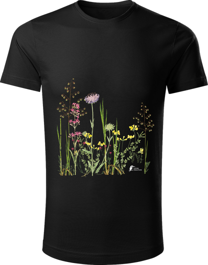 Organiskās kokvilnas unisex T-krekls “Pļava”