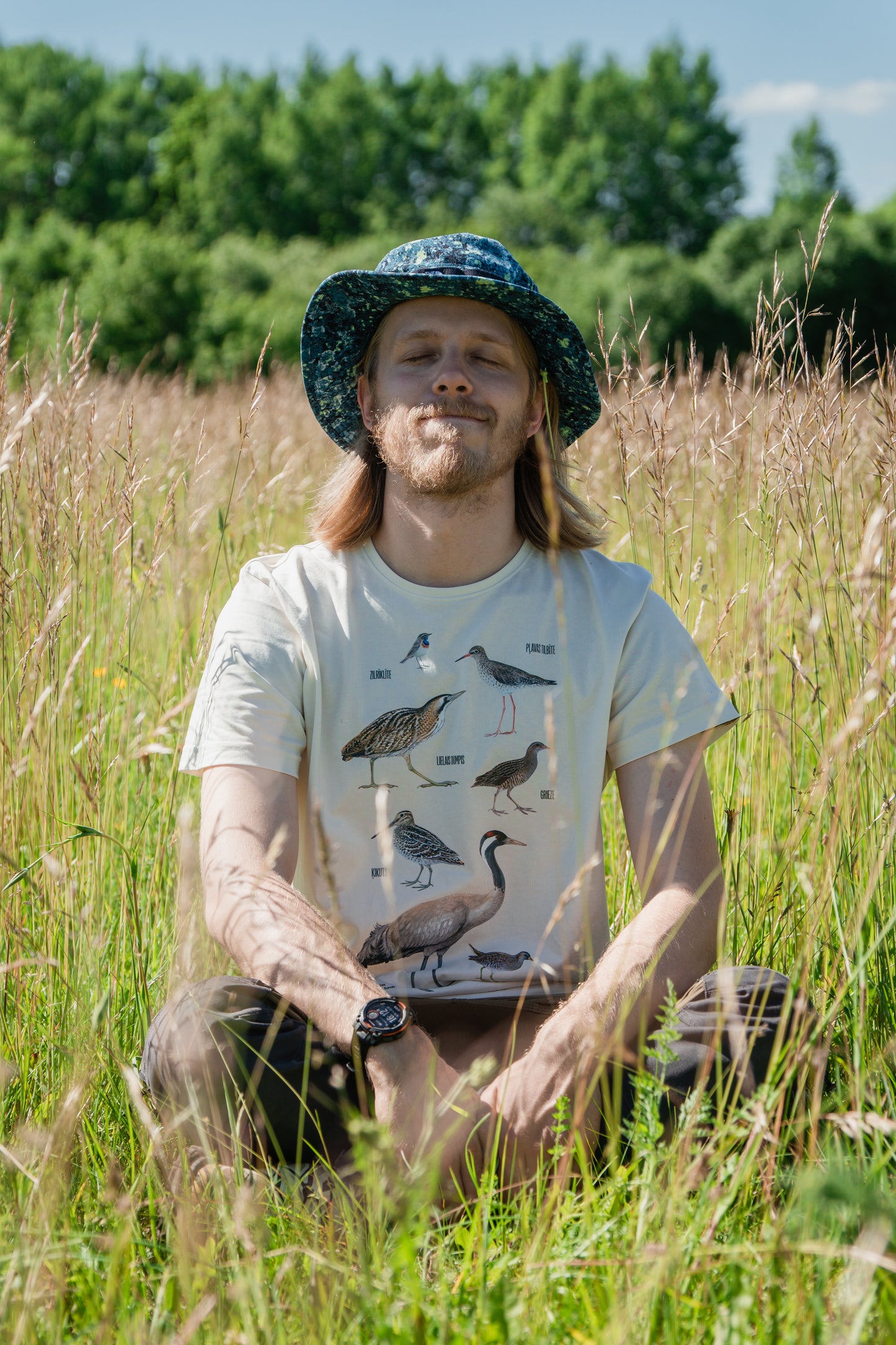 T krekls “Putni mitrājos"