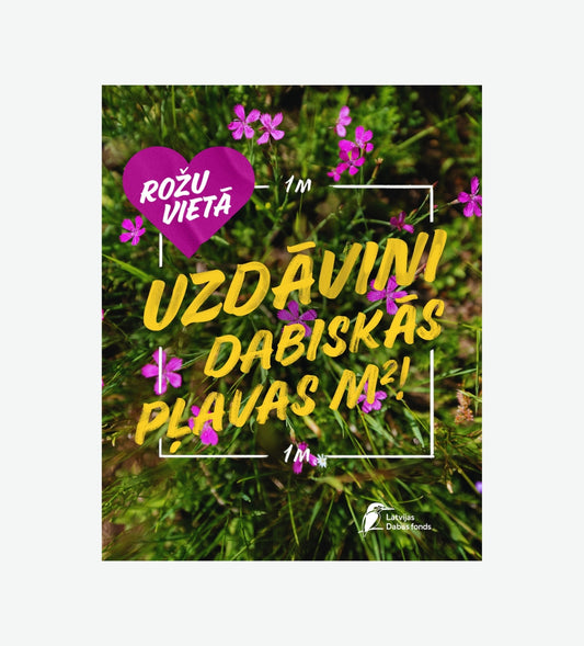 Dabiskās pļavas kvadrātmetrs